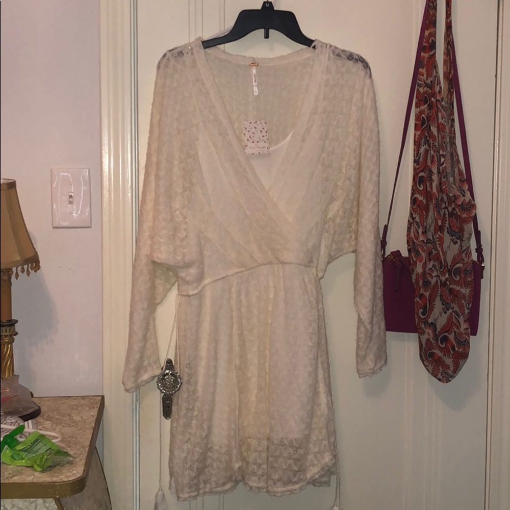 Free people dress with slip attached